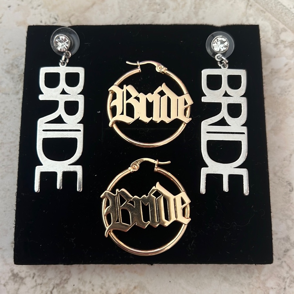Bride earrings! Can bundle with other pair!